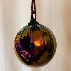Vintage Glass Ball Christmas Ornament